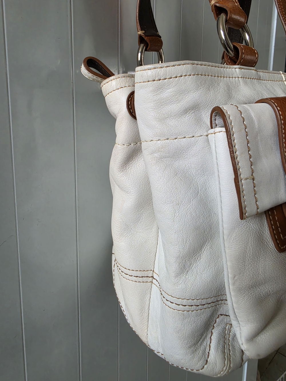 Y2K authentic vintage Coach Soho Double Pocket Leathe… - Gem